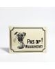 Emaille waakhond bordje Boxer WHK-01