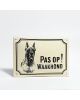 Emaille waakhond bordje Deense Dog WHK-03