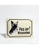 Emaille waakhond bordje Herdershond WHK-05