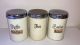 brocante vintage decoratieve emaille voorraadbussen