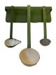 brocante vintage decoratieve emaille lepelrek