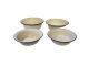 set van 4 emaille decoratiefe schalen