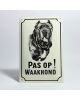 Emaille waakhond bord Mastino WH-08